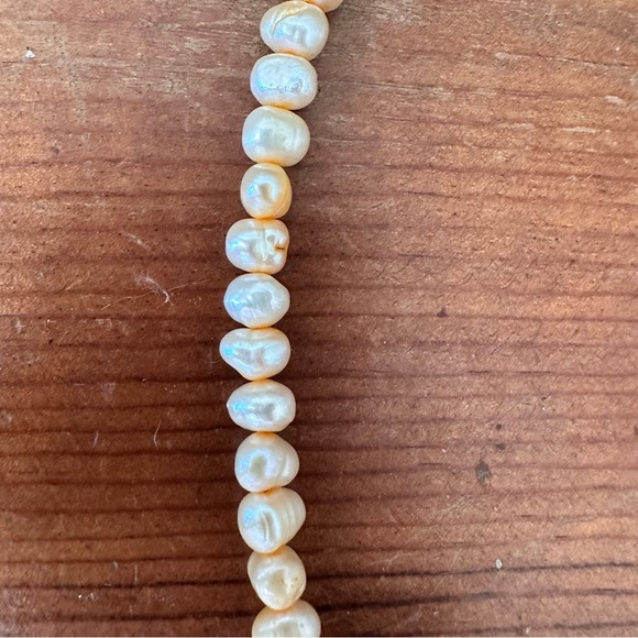 Golden Pearl & Italian Colorful Glass Beads Short Necklace Handmade OOAK - Picture 6 of 15